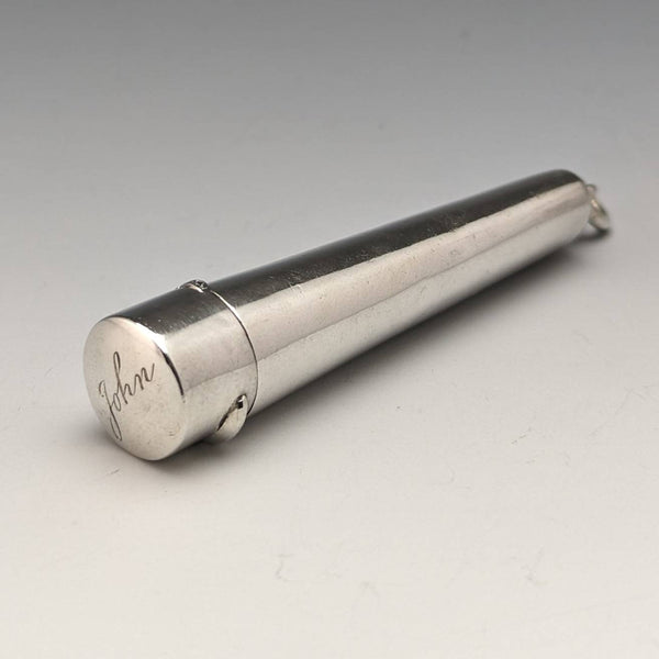 1899年 英国アンティーク 純銀ニードルケース 16g